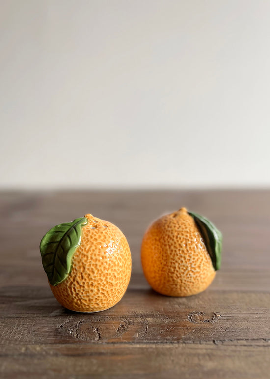 Oranges Salt and Pepper Shakers