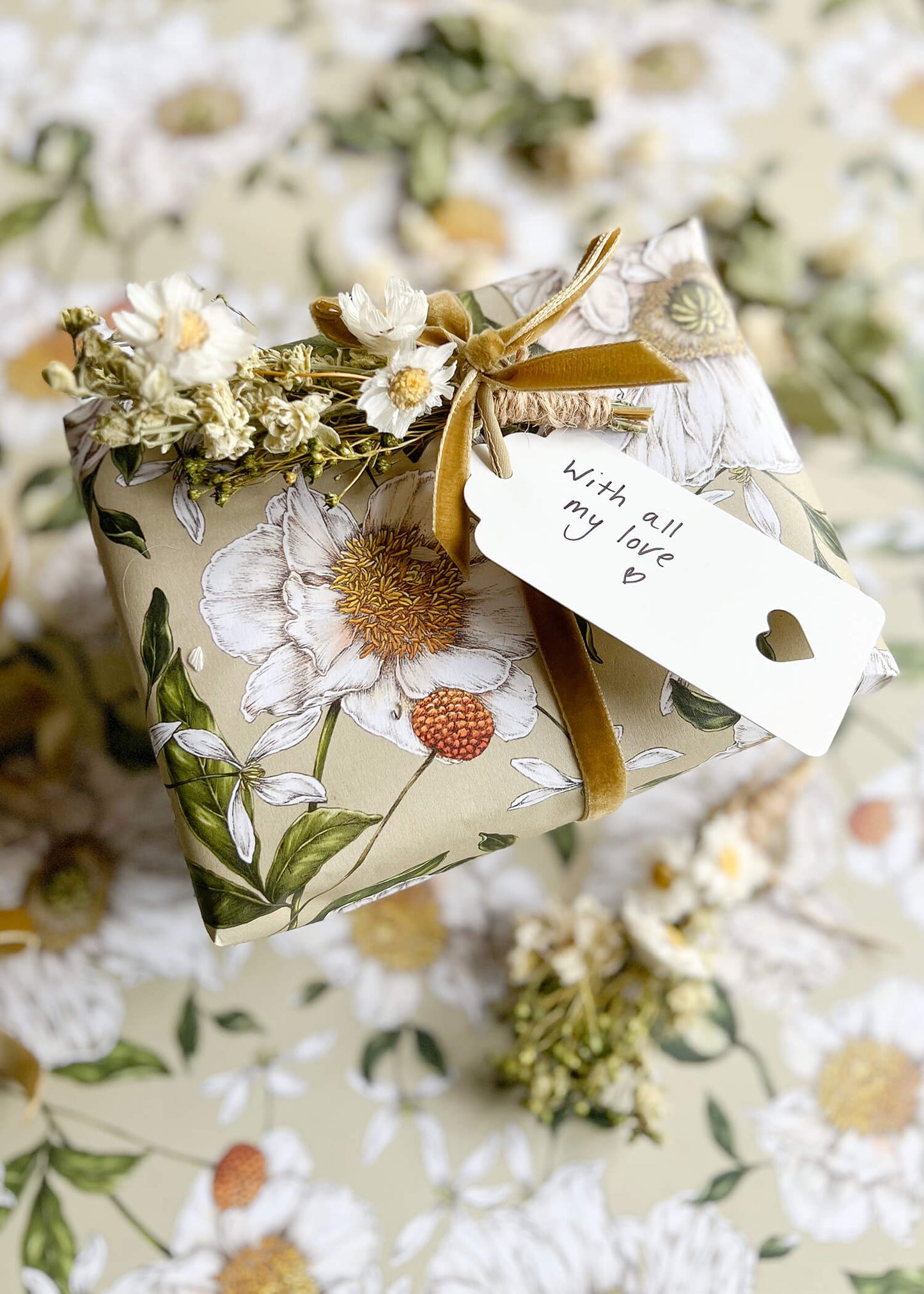 Spring Blossom Gift Wrap Kit