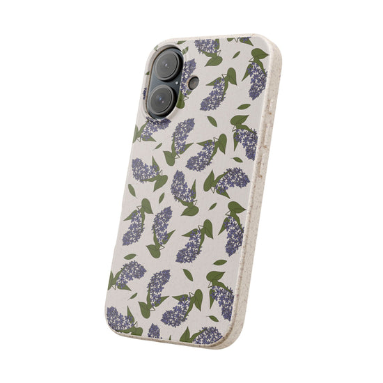Purple Lilac Pattern Phone Case