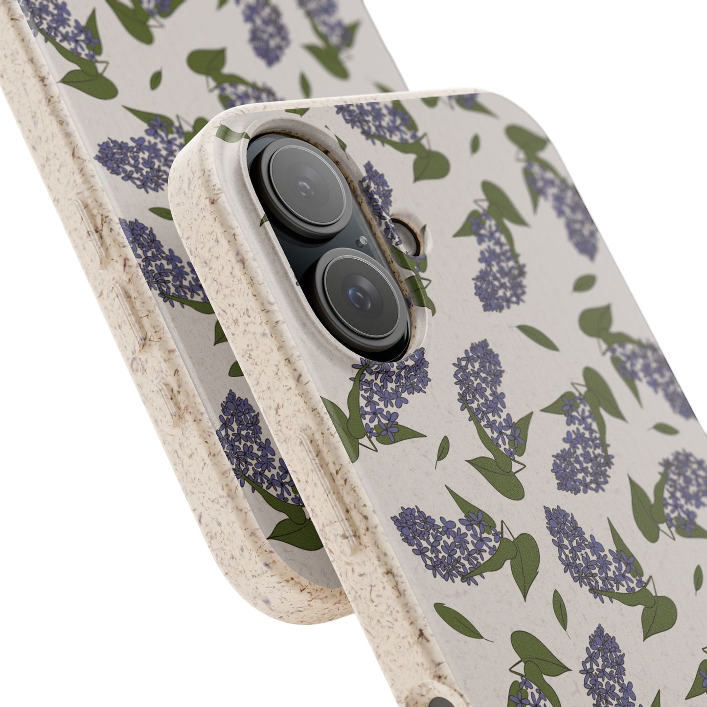 Purple Lilac Pattern Phone Case