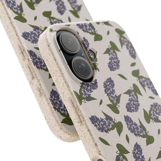 Purple Lilac Pattern Phone Case