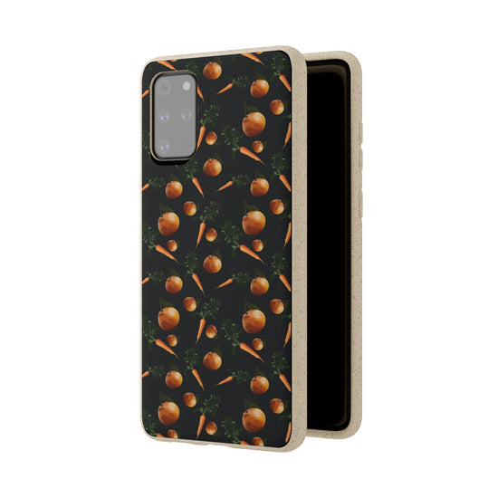 Biodegradable Orange and Carrot Pattern Phone Case