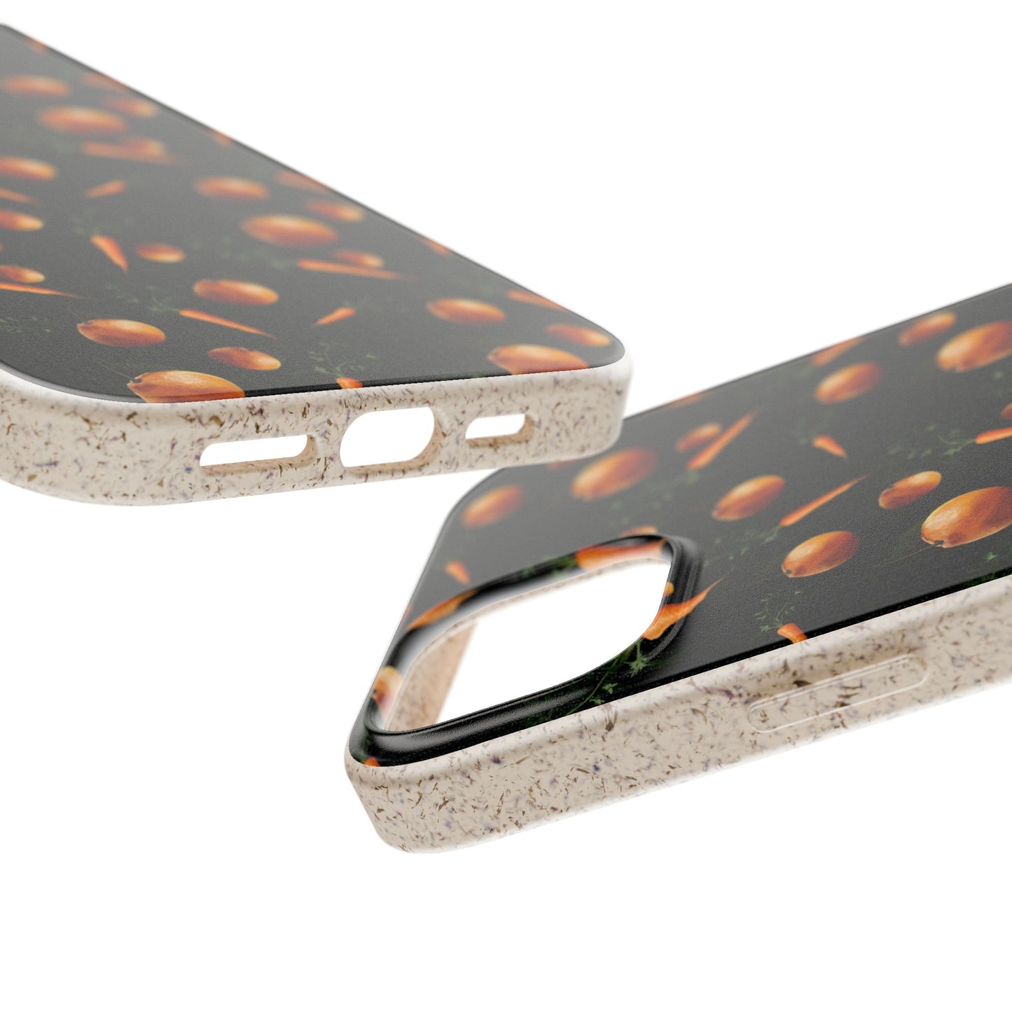 Biodegradable Orange and Carrot Pattern Phone Case