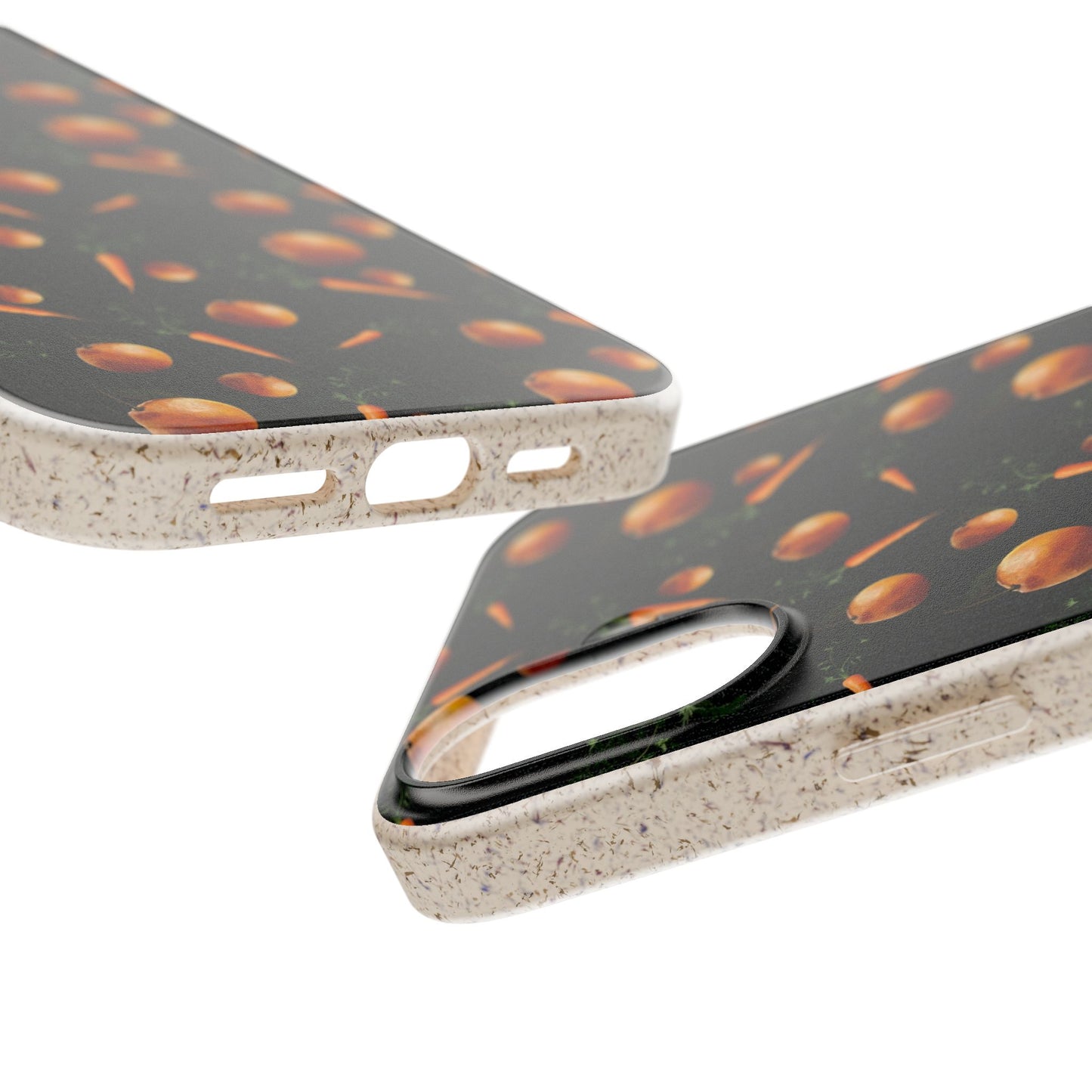Biodegradable Orange and Carrot Pattern Phone Case