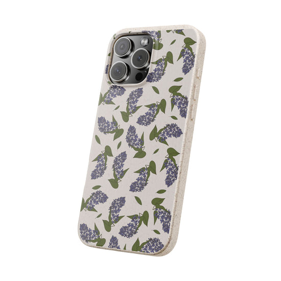 Purple Lilac Pattern Phone Case