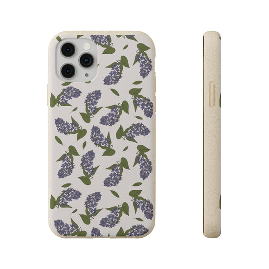 Purple Lilac Pattern Phone Case