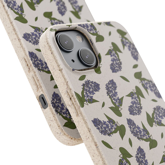 Purple Lilac Pattern Phone Case