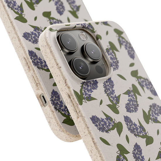 Purple Lilac Pattern Phone Case