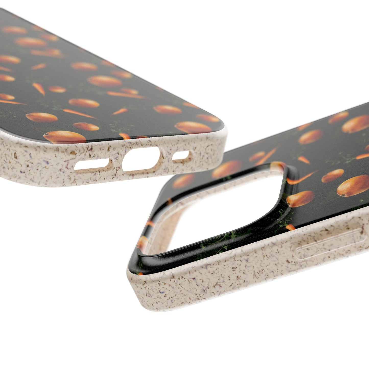 Biodegradable Orange and Carrot Pattern Phone Case