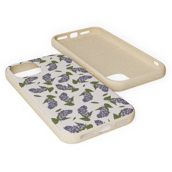 Purple Lilac Pattern Phone Case
