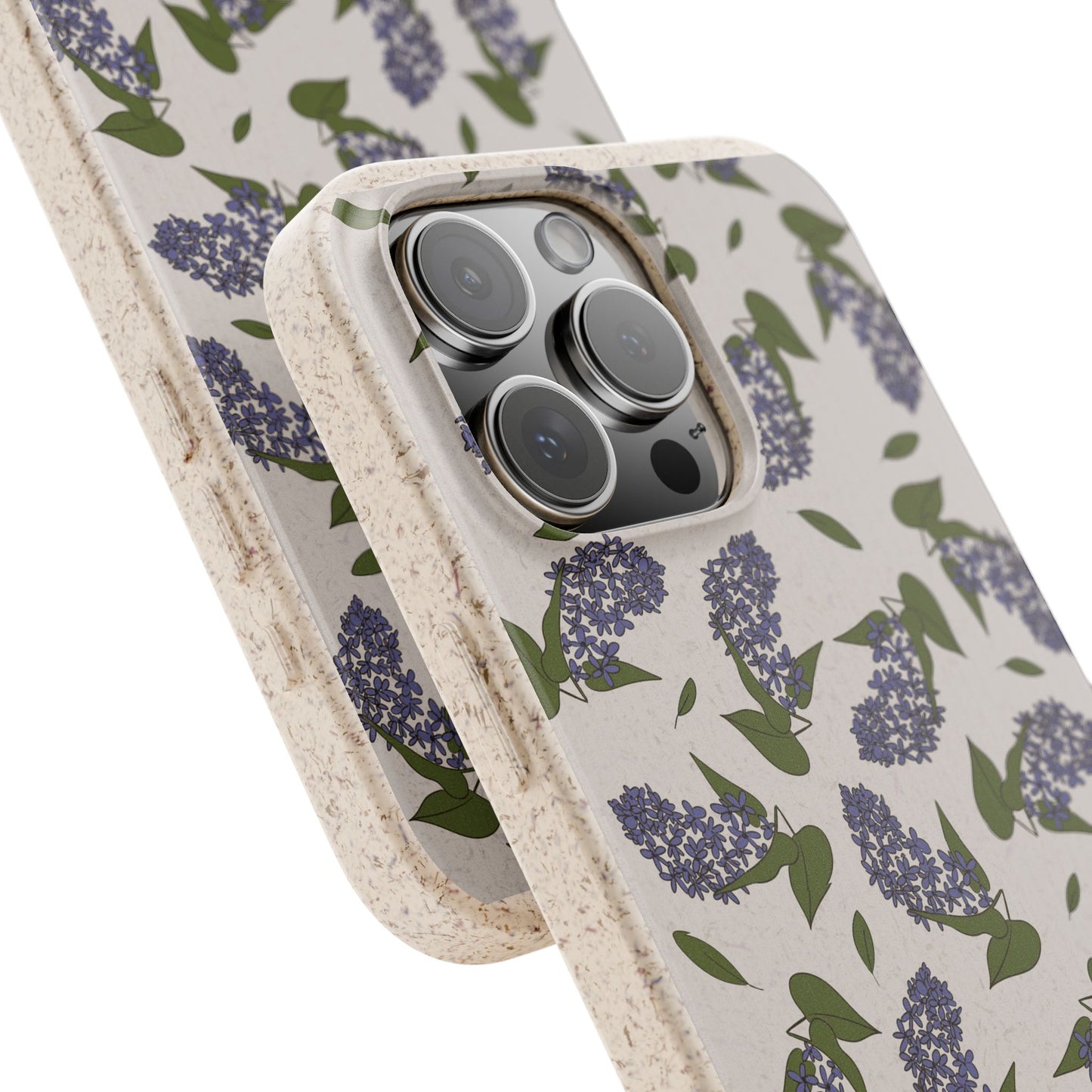 Purple Lilac Pattern Phone Case