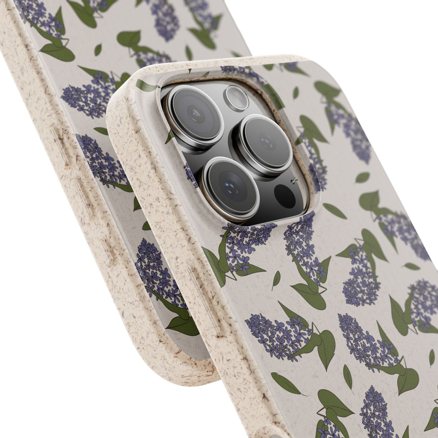 Purple Lilac Pattern Phone Case