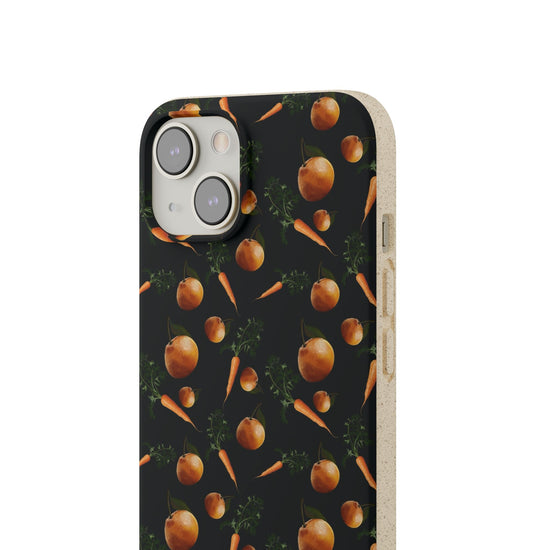 Biodegradable Orange and Carrot Pattern Phone Case