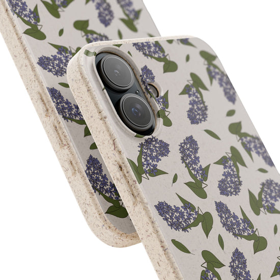 Purple Lilac Pattern Phone Case