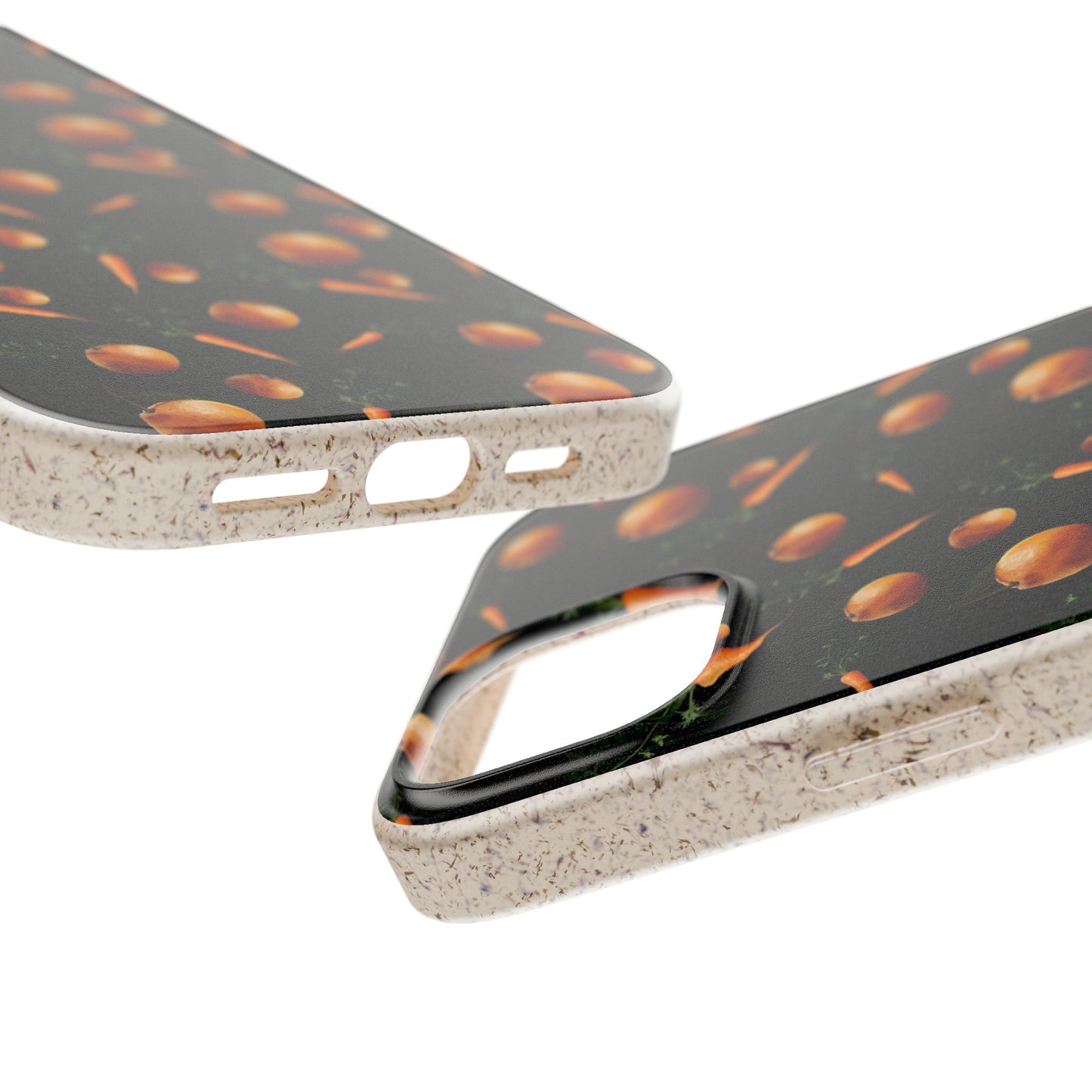 Biodegradable Orange and Carrot Pattern Phone Case