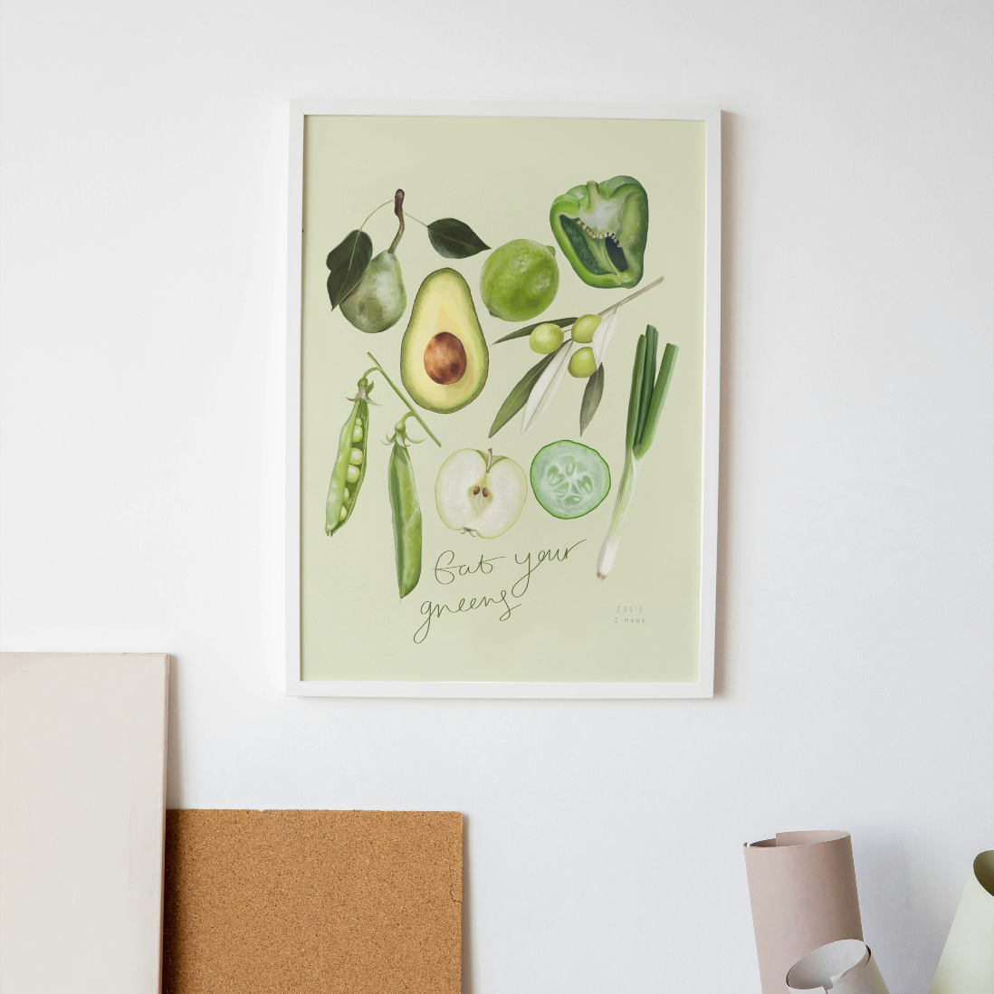 Fresh Greens Fine Art Poster