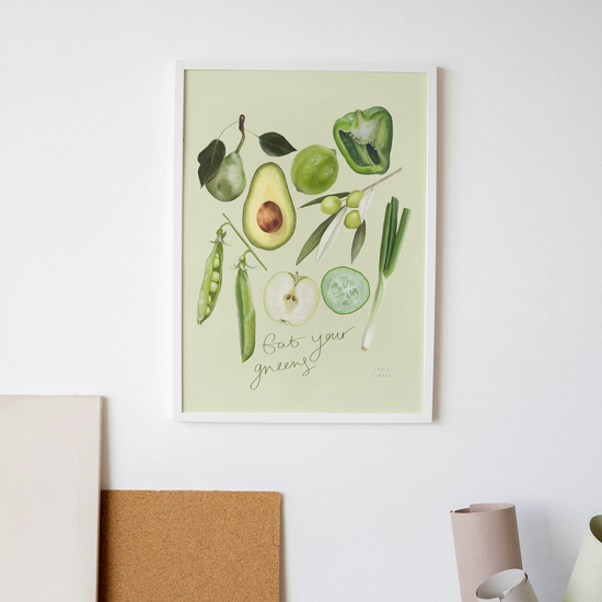 Fresh Greens Fine Art Poster