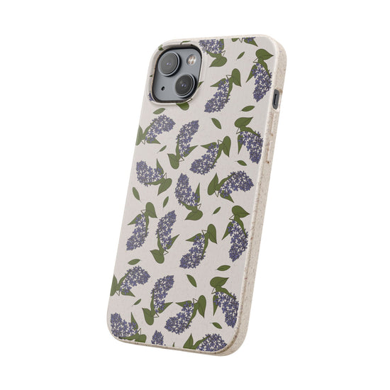 Purple Lilac Pattern Phone Case