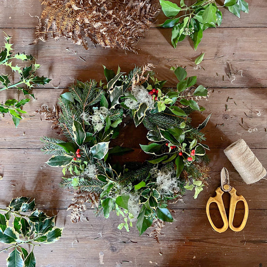 Fresh Christmas Wreath Making Kit