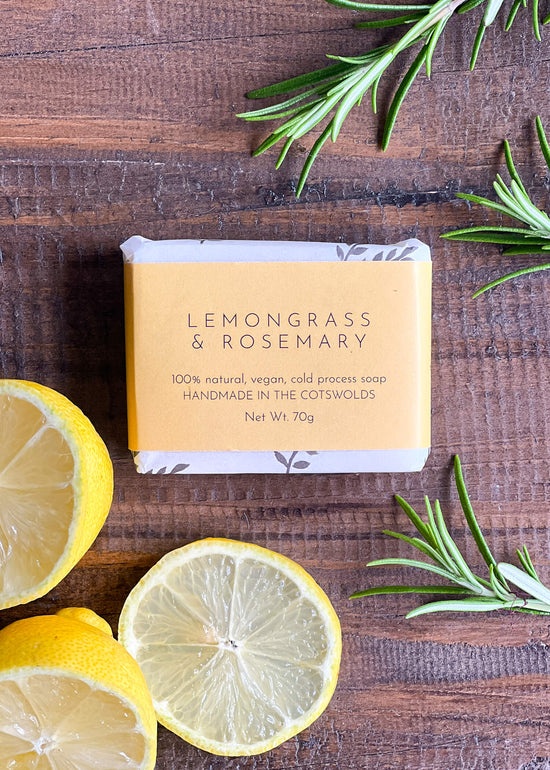 Lemongrass and rosemary soap