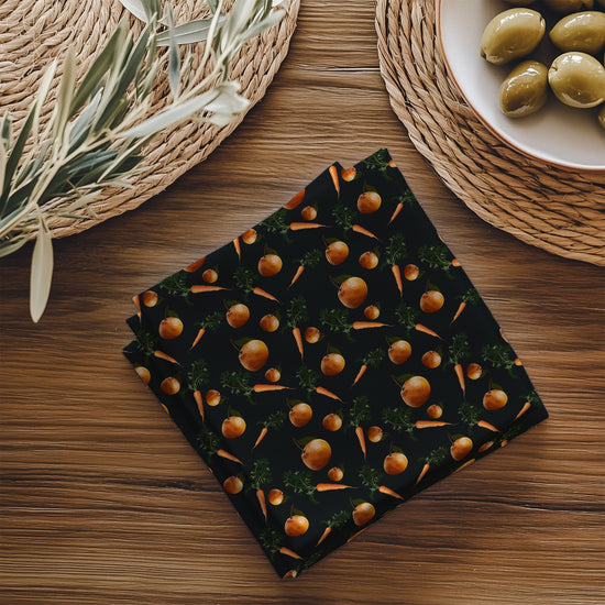 Carrot and Orange Napkin Set