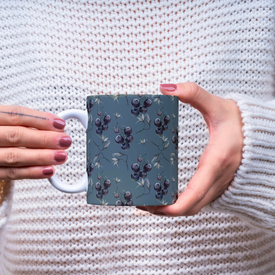 Tomato Print Ceramic Mug