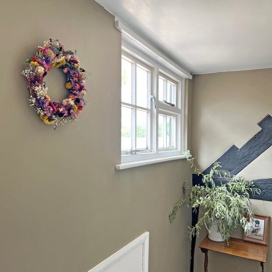 Colour Pop Dried Flower Wreath